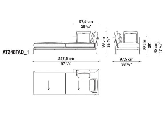 B&B Atoll Sofa | B&B Italia | JANGEORGe Interior Design