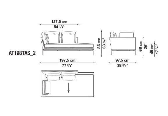 B&B Atoll Sofa | B&B Italia | JANGEORGe Interior Design