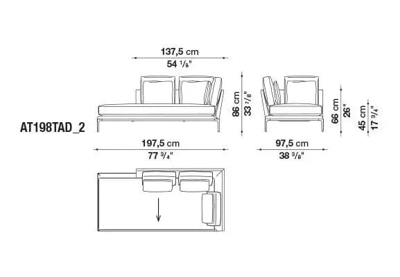 B&B Atoll Sofa | B&B Italia | JANGEORGe Interior Design