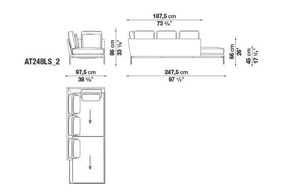 B&B Atoll Sofa | B&B Italia | JANGEORGe Interior Design