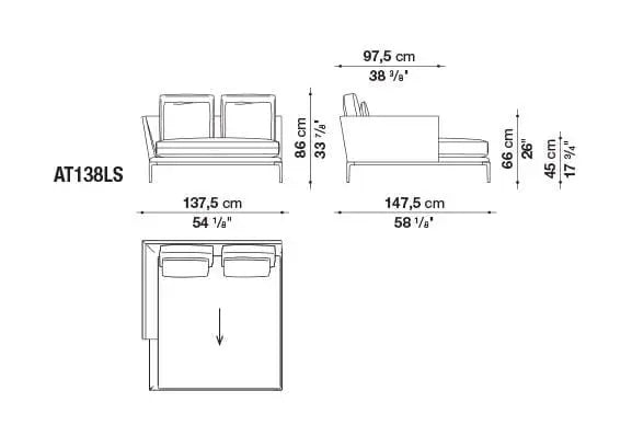 B&B Atoll Sofa | B&B Italia | JANGEORGe Interior Design