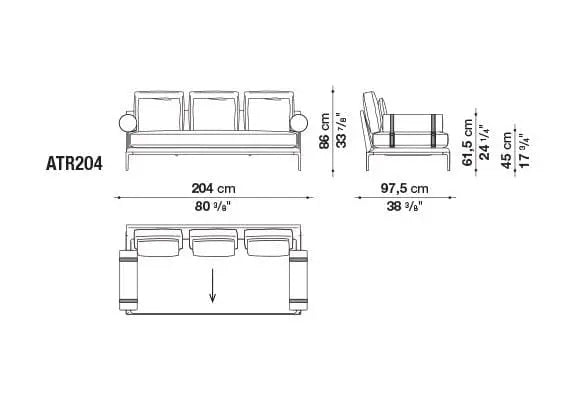 B&B Atoll Sofa | B&B Italia | JANGEORGe Interior Design