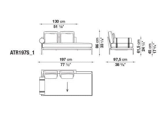 B&B Atoll Sofa | B&B Italia | JANGEORGe Interior Design