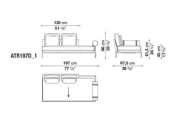 B&B Atoll Sofa | B&B Italia | JANGEORGe Interior Design