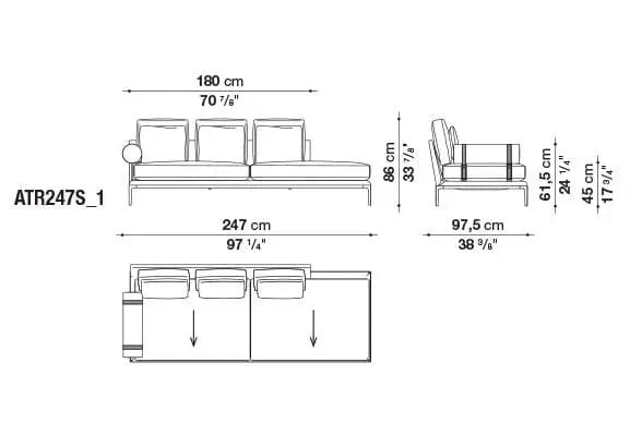 B&B Atoll Sofa | B&B Italia | JANGEORGe Interior Design