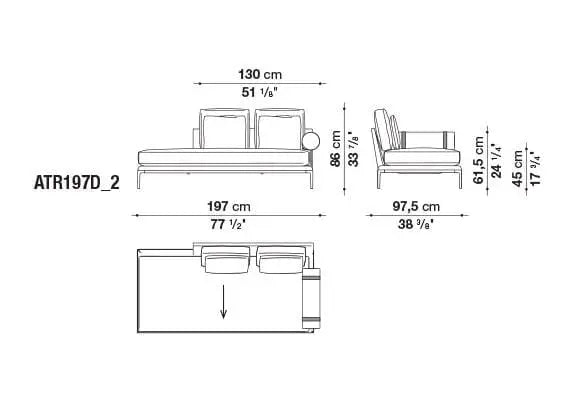 B&B Atoll Sofa | B&B Italia | JANGEORGe Interior Design