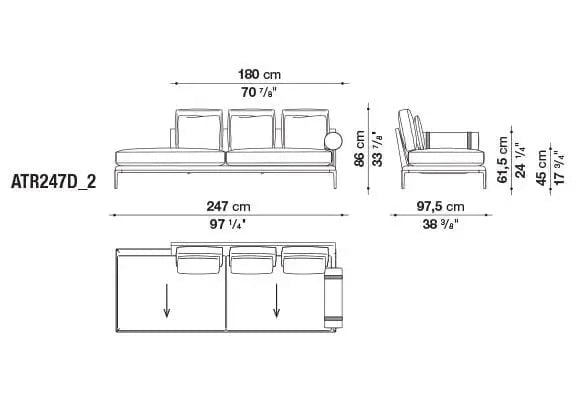 B&B Atoll Sofa | B&B Italia | JANGEORGe Interior Design