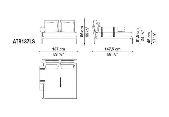 B&B Atoll Sofa | B&B Italia | JANGEORGe Interior Design