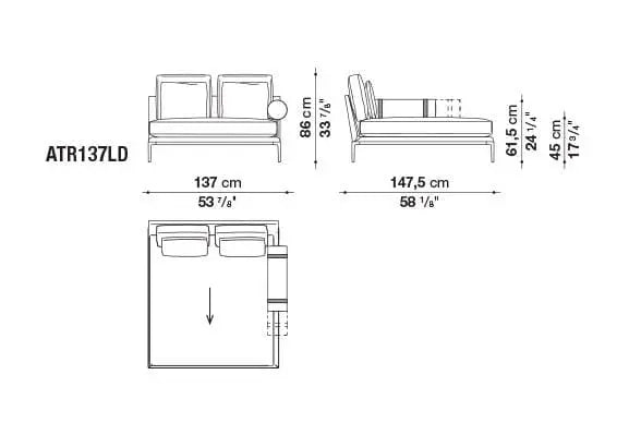 B&B Atoll Sofa | B&B Italia | JANGEORGe Interior Design