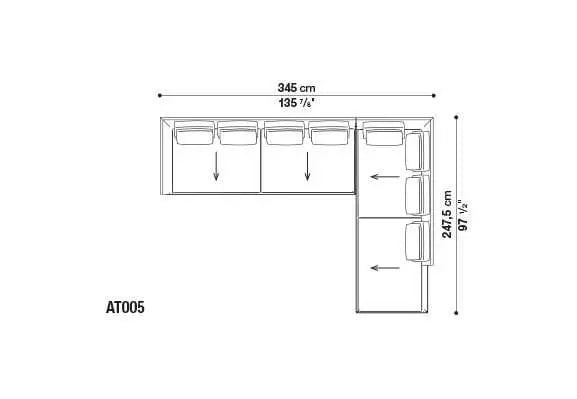 B&B Atoll Sofa | B&B Italia | JANGEORGe Interior Design