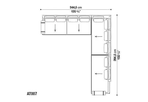 B&B Atoll Sofa | B&B Italia | JANGEORGe Interior Design