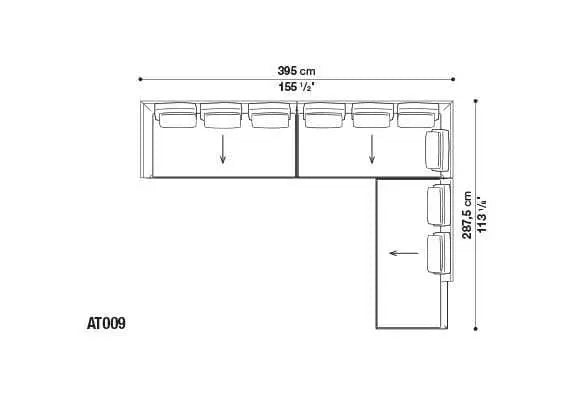 B&B Atoll Sofa | B&B Italia | JANGEORGe Interior Design