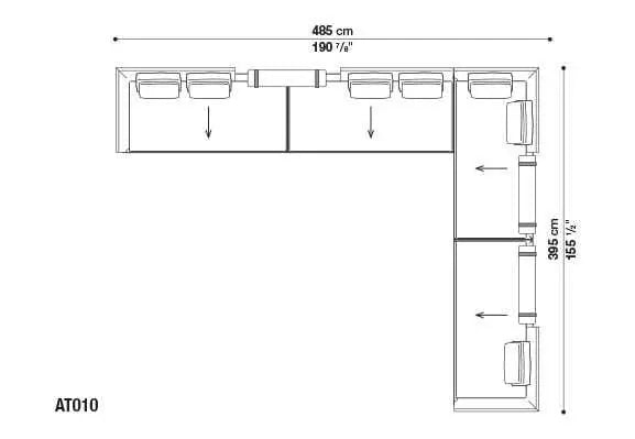 B&B Atoll Sofa | B&B Italia | JANGEORGe Interior Design