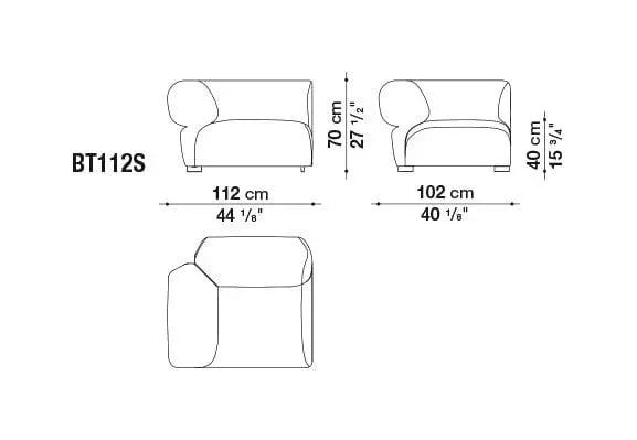 Butterfly Sofa | B&B Italia | JANGEORGe Interior Design