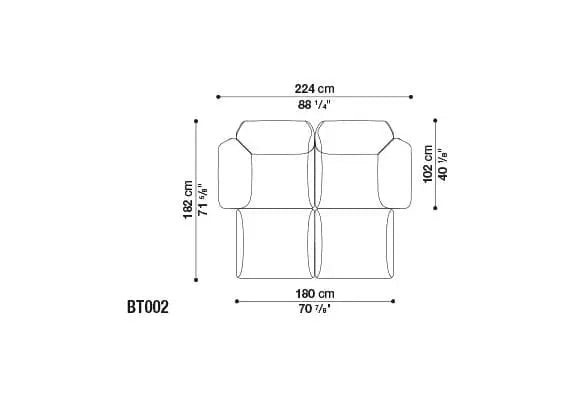 Butterfly Sofa | B&B Italia | JANGEORGe Interior Design