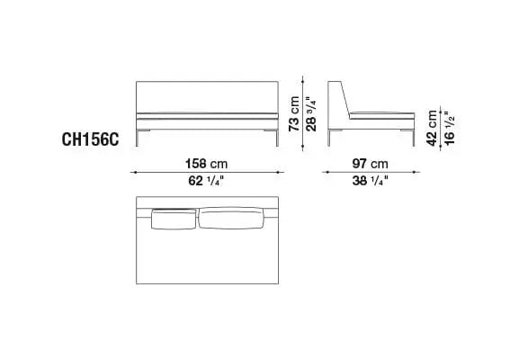 Charles Sofa | B&B Italia | JANGEORGe Interior Design