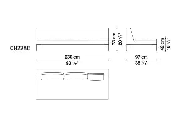 Charles Sofa | B&B Italia | JANGEORGe Interior Design