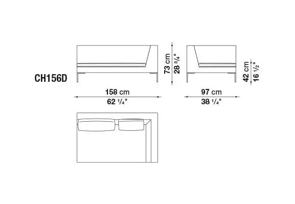 Charles Sofa | B&B Italia | JANGEORGe Interior Design