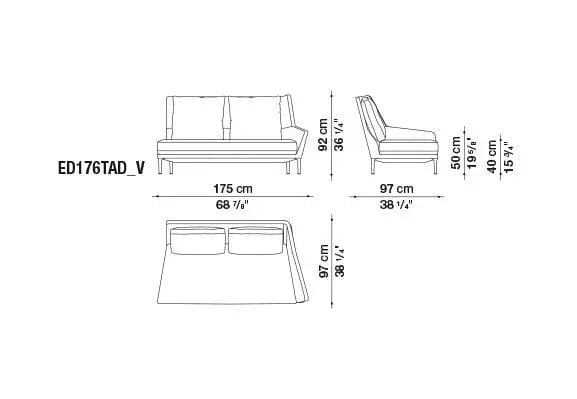 Édouard Sofa | B&B Italia | JANGEORGe Interior Design