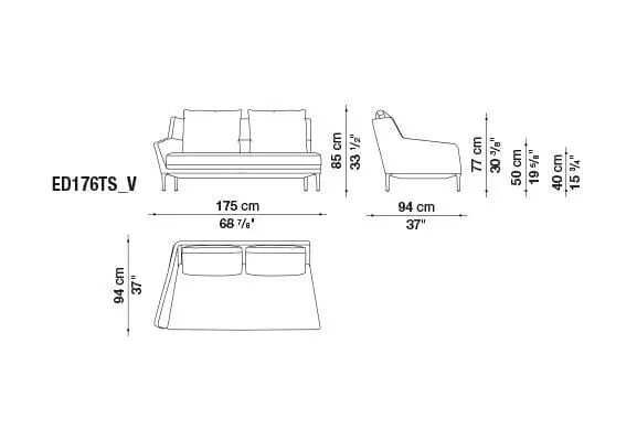 Édouard Sofa | B&B Italia | JANGEORGe Interior Design