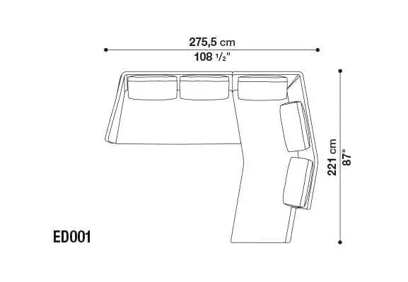 Édouard Sofa | B&B Italia | JANGEORGe Interior Design