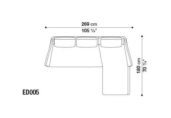 Édouard Sofa | B&B Italia | JANGEORGe Interior Design