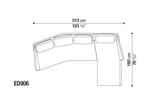 Édouard Sofa | B&B Italia | JANGEORGe Interior Design