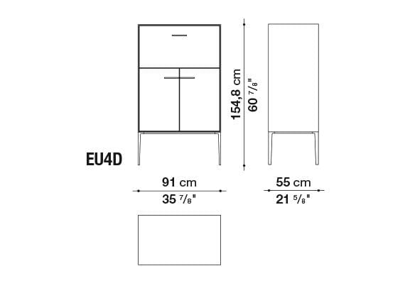 Eucalipto Storage Unit | B&B Italia | JANGEORGe Interior Design