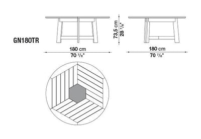 Ginestra Table | B&B Italia | JANGEORGe Interior Design