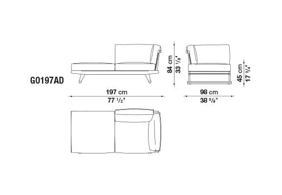 Gio Sofa | B&B Italia | JANGEORGe Interior Design