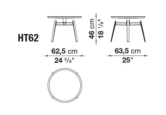 Husk Small Table | B&B Italia | JANGEORGe Interior Design