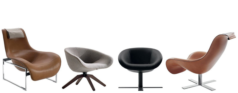 Mart Small Swivel Armchair | B&B Italia | JANGEORGe Interior Design