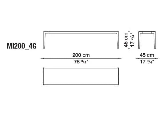 Mirto Outdoor Small Table | B&B Italia | JANGEORGe Interior Design