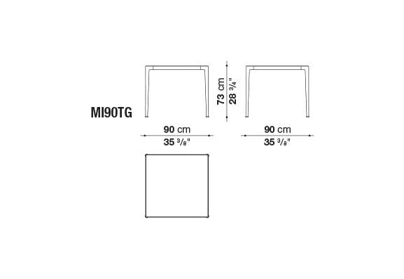 Mirto Outdoor Table | B&B Italia | JANGEORGe Interior Design