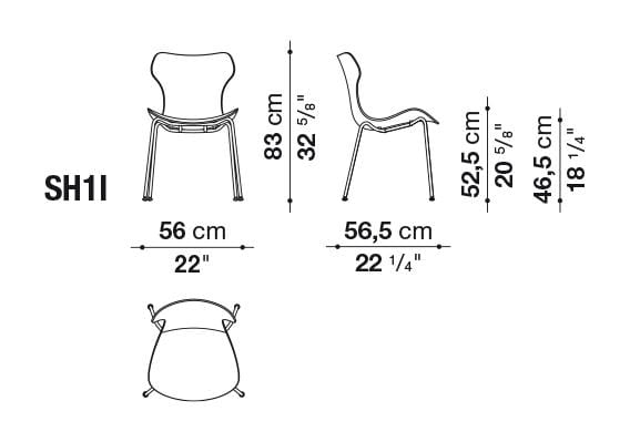 Papilio Shell Chair | B&B Italia | JANGEORGe Interior Design