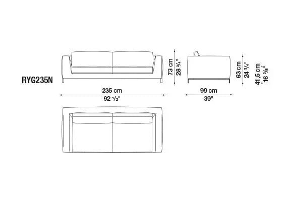 Ray Sofa | B&B Italia | JANGEORGe Interior Design