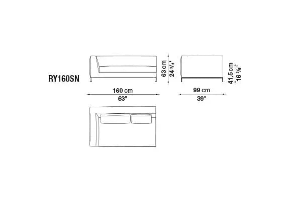 Ray Sofa | B&B Italia | JANGEORGe Interior Design