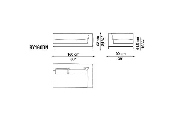 Ray Sofa | B&B Italia | JANGEORGe Interior Design