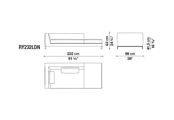 Ray Sofa | B&B Italia | JANGEORGe Interior Design