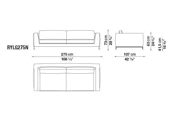 Ray Sofa | B&B Italia | JANGEORGe Interior Design