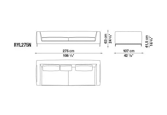 Ray Sofa | B&B Italia | JANGEORGe Interior Design