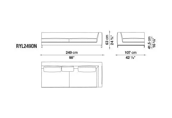 Ray Sofa | B&B Italia | JANGEORGe Interior Design