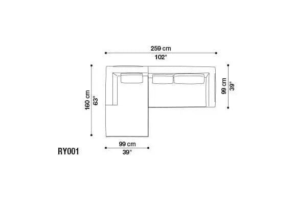 Ray Sofa | B&B Italia | JANGEORGe Interior Design