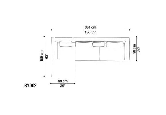 Ray Sofa | B&B Italia | JANGEORGe Interior Design