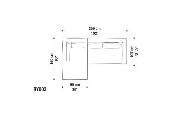 Ray Sofa | B&B Italia | JANGEORGe Interior Design
