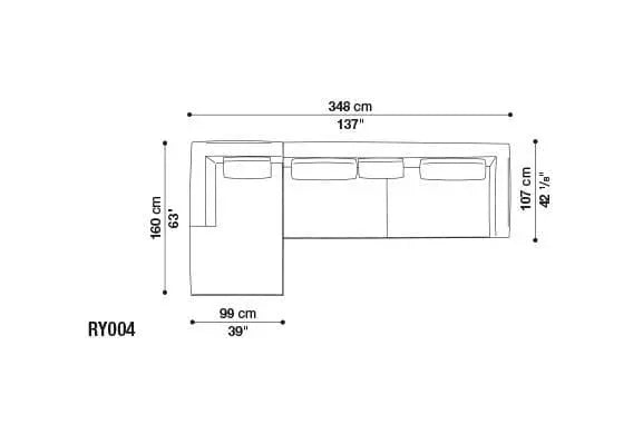 Ray Sofa | B&B Italia | JANGEORGe Interior Design