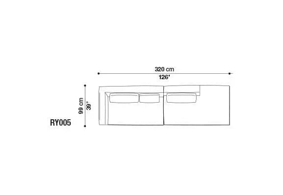 Ray Sofa | B&B Italia | JANGEORGe Interior Design