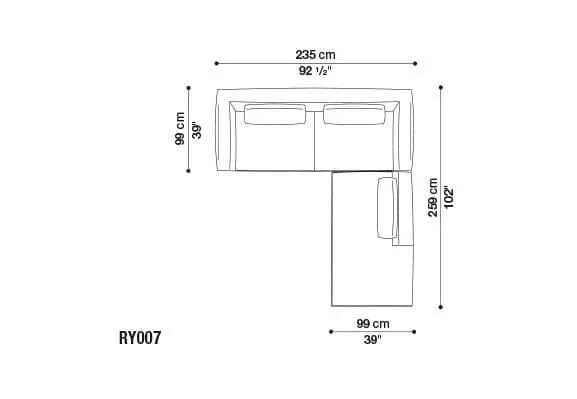 Ray Sofa | B&B Italia | JANGEORGe Interior Design