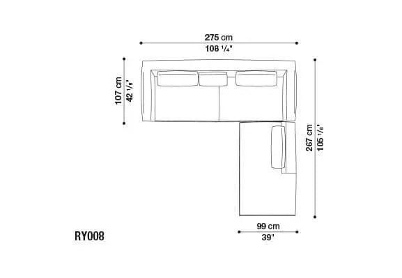 Ray Sofa | B&B Italia | JANGEORGe Interior Design