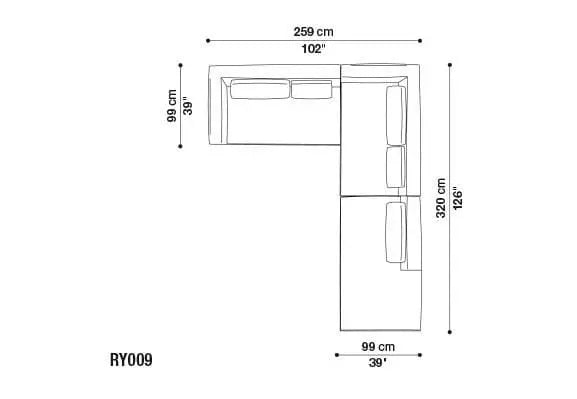 Ray Sofa | B&B Italia | JANGEORGe Interior Design